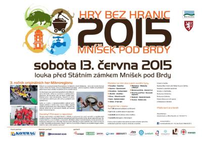 Plakát Hry bez hranic 2015