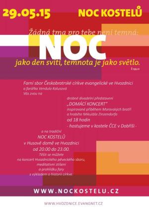 Noc kostelů 2015 ve Hvozdnici