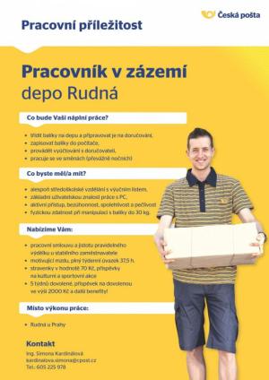 Leták: Pracovník v zázemí