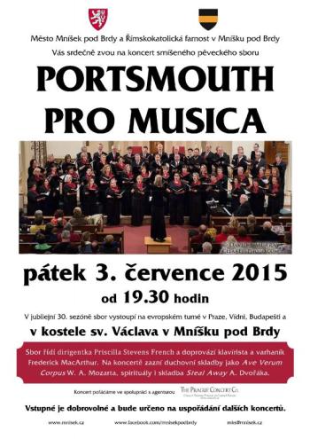 Portsmouth Pro Musica - pozvánka na koncert