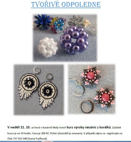 POZVÁNKA NA TVOŘIVÉ ODPOLEDNE