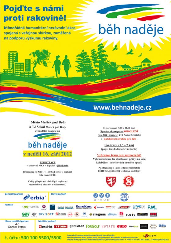 Běh naděje 2012 plakát-web