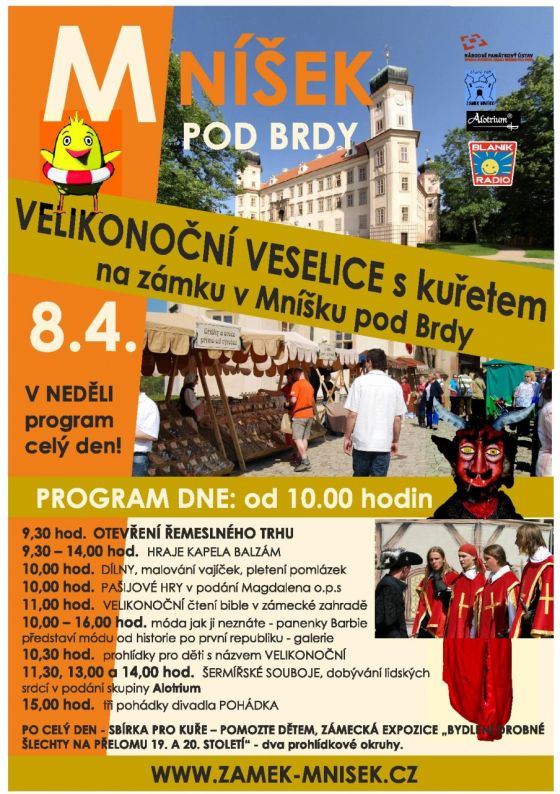 Velikonoční veselice  2012 - plakát