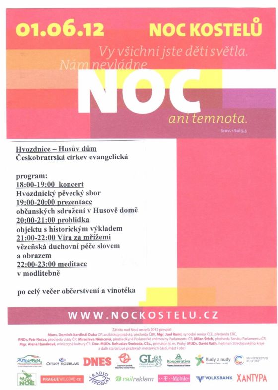 NOC KOSTELŮ 2012 