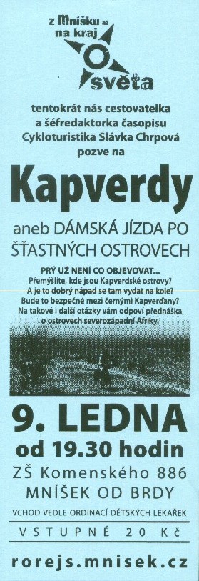 Pozvánka na besedu Kapverdy