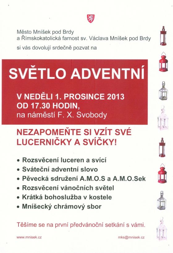 Světlo adventní 2013