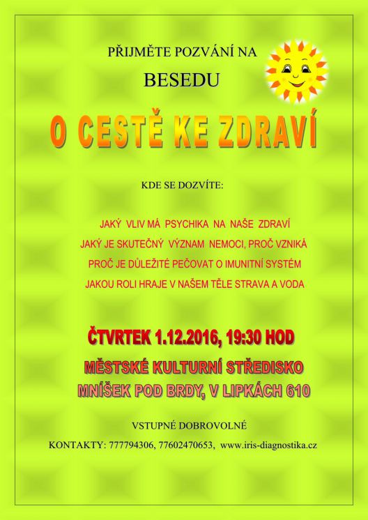 O cestě ke zdraví